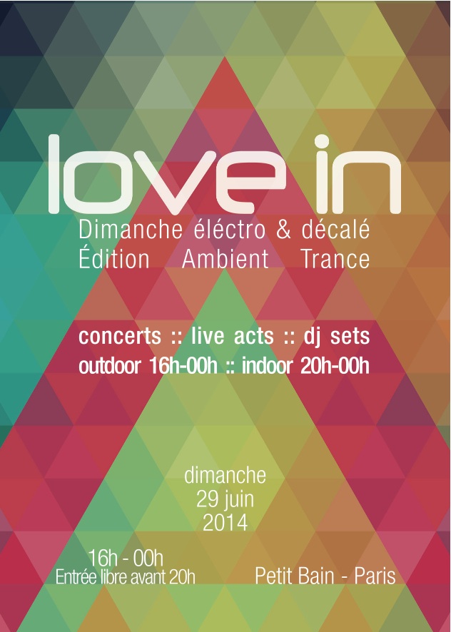 [event] Love in, Ambient Trance Edition (Paris)