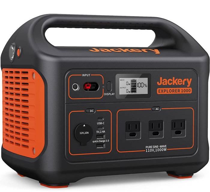 [Portable Power Station] Jackery Explorer 1,000