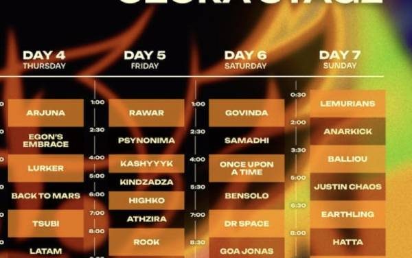 [festival] Ozora 2024 (Hungary) – OZORA stage Line Up
