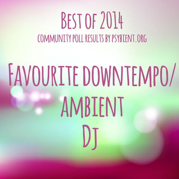 Favourite “downtempo/ambient dj” of the year 2014