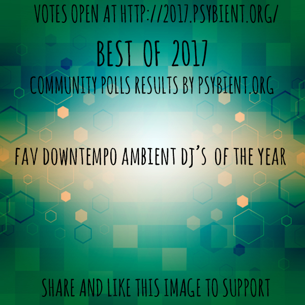 Favourite “downtempo/ambient dj” of the year 2017