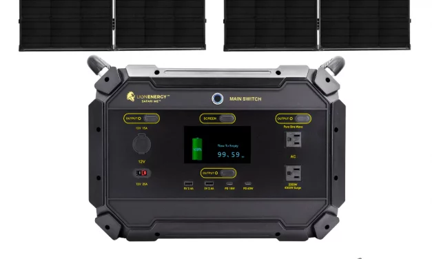 [Portable Power Station] Lion ME 2,000 Safari