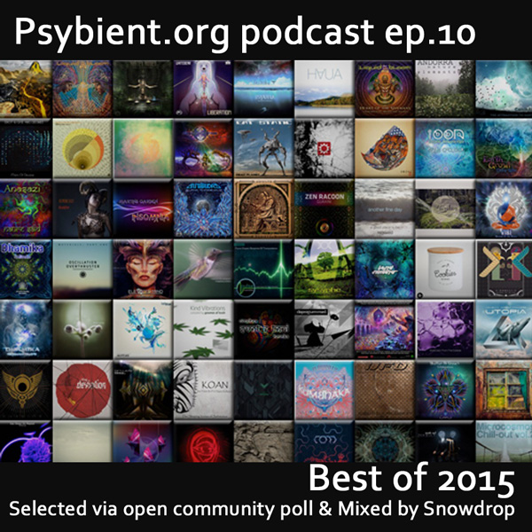 psybient.org podcast – episode 10 – Best of 2015 mixed by Snowdrop